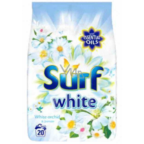 Surf White Orchid & Jasmine prášok na pranie bielej bielizne 20 dávok 1,4 kg