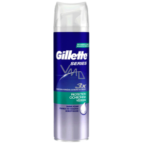 Gillette Series Protection ochranná pena na holenie pre mužov 250 ml