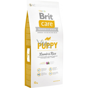 Brit Care Junoir Jahňacie + ryža superprémiové krmivo pre šteňatá, malé a stredné plemená 12 kg