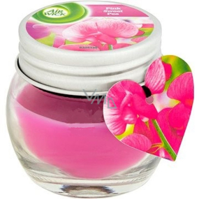 Air Wick Ružové kvety stredomoria vonná sviečka sklo mini 30 g