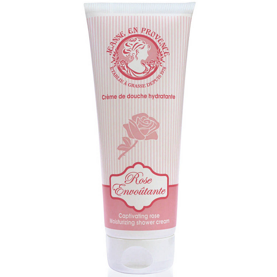 Jeanne en Provence Rose Envoutante - Podmanivá ruža hydratačný sprchový krém 200 ml