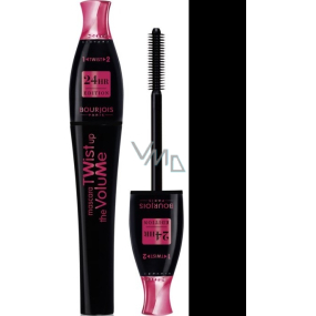 Bourjois Twist Up The Volume 24HR riasenka pre objem s kefkou 2v1 Black 8 ml