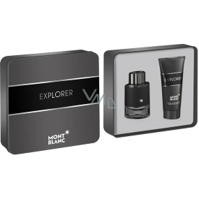 Montblanc Explorer toaletná voda pre mužov 60 ml + balzam po holení 100 ml + plechová dóza, darčeková sada