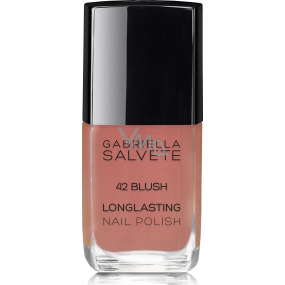 Gabriella Salvete Longlasting Enamel dlhotrvajúci lak na nechty s vysokým leskom 42 Blush 11 ml