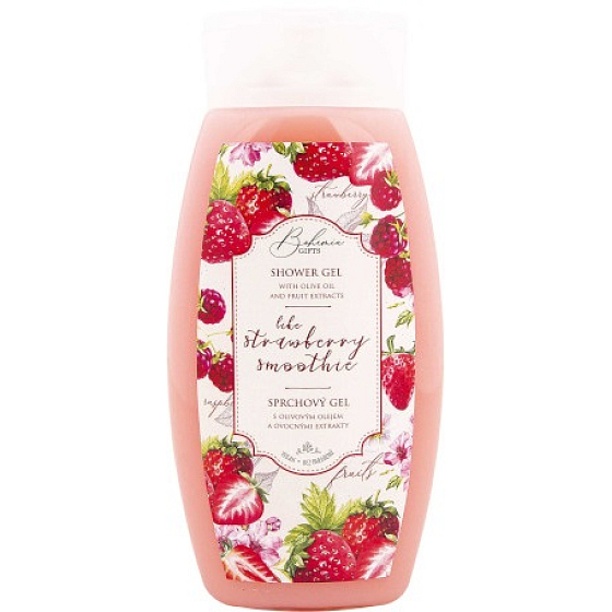 Bohemia Gifts Like Strawberry Smoothie krémový sprchový gél 250 ml