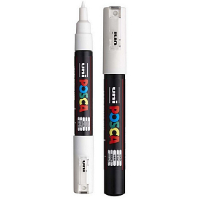 Posca Univerzálny akrylový popisovač 0,7 - 1 mm biely PC-1M