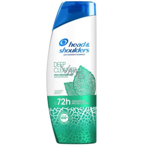 Šampón na vlasy proti lupinám Head&Shoulders Deep Cleanse Itch Relief s mätou 300 ml