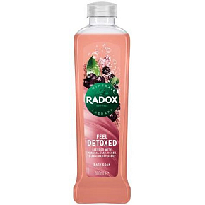 Radox Feel Detoxed zmes s minerálnym ílom, bylinkami a vôňou Acai Berry 500 ml
