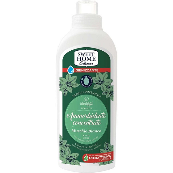 Sweet Home White Musk koncentrovaný zmäkčovač tkanín 30 dávok 750 ml