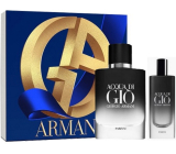 Giorgio Armani Acqua di Gio Parfum parfém plnitelný flakon 75 ml + parfém 15 ml, dárková sada pro muže