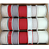 Ditipo Látková vianočná stuha Nordic white 2 m x 15 mm