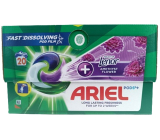 Ariel +Touch Of Lenor Amethyst Flower gélové kapsuly pre dlhotrvajúcu sviežosť 20 kusov