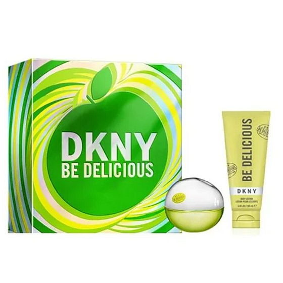 DKNY Donna Karan Be Delicious Woman parfumovaná voda 30 ml + telové mlieko 100 ml darčeková sada pre ženy