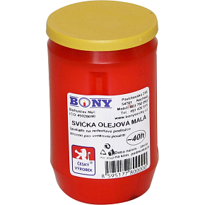 Bony sviečka pietna olejová malá 120 g