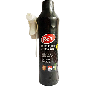 Real na trúby, grily a krbové sklá čistiaci prostriedok, 550 g