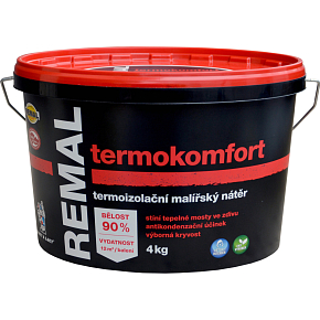 REMAL Termokomfort termoizolačná farba na stenu, 4 kg