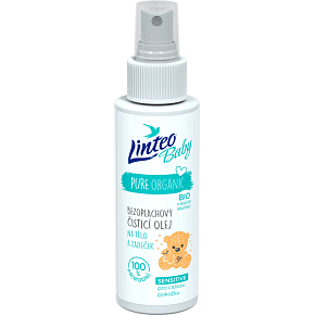 Linteo Baby bezoplachový čisticí olej na tělo a zadeček Sensitive, 100 ml Linteo Baby bezoplachový čisticí olej na tělo a zadeček Sensitive, 100 ml