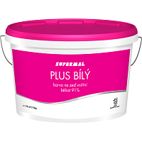 Supermal Plus biely pre vnútorné nátery, 7,5 kg