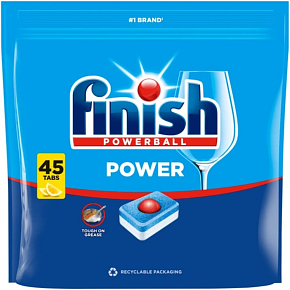 Finish Power Lemon tablety do umývačky 45 kusov