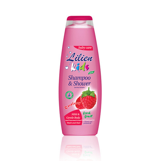 Lilien Kids Malina 2v1 šampón a sprchový gél pre deti 300 ml
