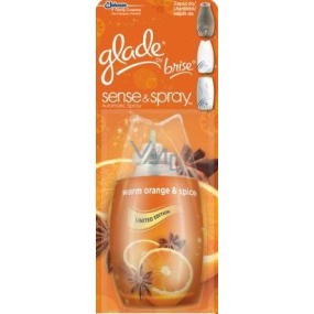 Glade Sense Pomaranč a Korenie osviežovač vzduchu náhradná náplň 18 ml sprej