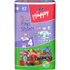 Bella Happy 4 Maxi 8-18 kg plienkové nohavičky 42 kusov