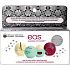 Eos Limitovaná edícia Holiday 2015 Sladká mäta + Granátové jablko + Vanilkové zrná Balzam na pery 3 x 7 g