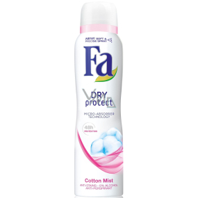 Fa Dry Protect Cotton Mist antiperspirant dezodorant sprej pre ženy 150 ml