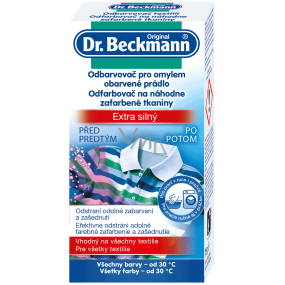 Dr. Beckmann Odstraňovač farby na omylom zafarbenú bielizeň 75 g