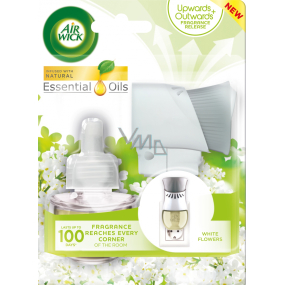 Air Wick Fresh Ivory Freesia Bloom - Biele kvety frézie elektrický osviežovač vzduchu komplet 19 ml