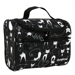Albi Original Cestovné kozmetický kufrík Mačky 25 x 16 x 13 cm