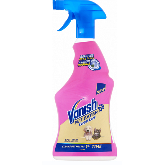 Vanish Pet Expert čistič kobercov po domácich miláčikoch rozprašovač 500 ml