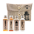 Bohemia Gifts Travel Pack Gentleman sprchový gél 50 ml + šampón na vlasy 50 ml + telové mlieko 50 ml + fľaštička na naplnenie 50 ml, cestovná kozmetická sada pre mužov