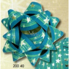Nekupto Hviezdica strednej luxus vianočné modrá 6,5 cm HV 200 40