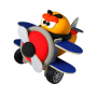 Jumping Clay Lietadlo samoschnoucí modelovacia hmota 46 g + papierová maketa + kolieska 4+