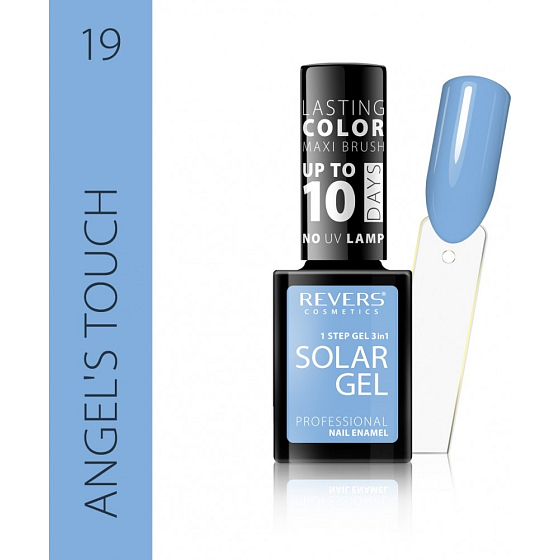 Reverz Solar Gél gélový lak na nechty 19 Angels Touch 12 ml