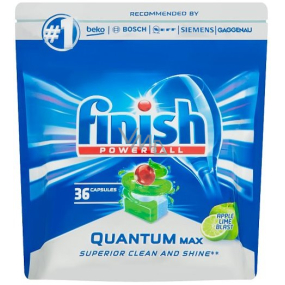 Finish Quantum Max Apple & Lime tablety do umývačky 36 kusov