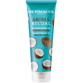 Dermacol Aroma Ritual Brazilian Coconut - Brazílsky kokos relaxačný sprchový gél 250 ml