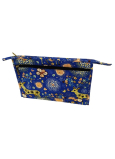 Abella Toaletná kozmetická kabelka 30 x 20,5 x 5,5 cm, vzor modrá NA04