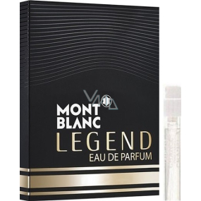 Montblanc Legend Eau de Parfum sprchový gél pre mužov 1,2 ml s rozprašovačom, vialka