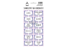 Arch Nálepky na koreničky Levanduľa - Klinček 11 x 23,5 cm 0411 SK