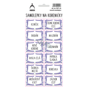 Arch Nálepky na koreničky Levanduľa - Klinček 11 x 23,5 cm 0411 SK