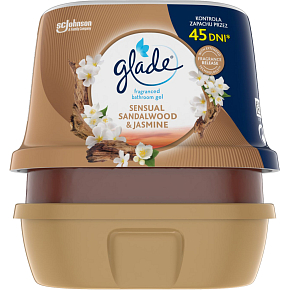 Glade Sensual Sandalwood & Jasmine vonný gél do kúpeľne 180 g