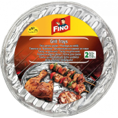 Fino Grilovací tácky okrúhle, sila 70 μ, priemer 32 cm, balenie 2 kusy