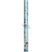 Nekupto Darčekový baliaci papier 70 x 200 cm Mickey Mouse zelený