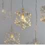 Emos Vianočné osvetlenie Vločka 84 cm 8 LED + 5 m kábel, teplá biela