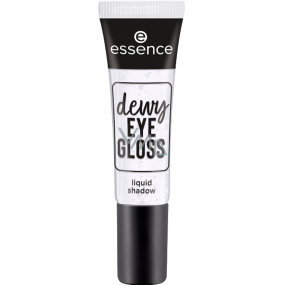 Essence Dewy Eye Gloss Tekuté očné tiene 01 Crystal Clear 8 ml