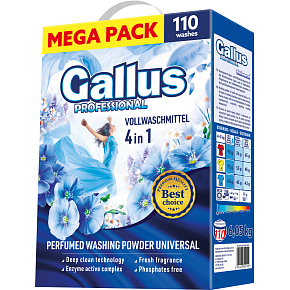 Gallus prací prášok Universal Box, 110 dávok, 6,05 kg