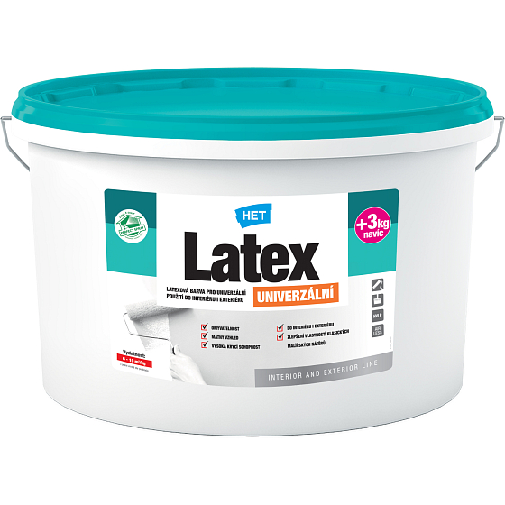 Het Latex univerzálny, biely, 10+3 kg