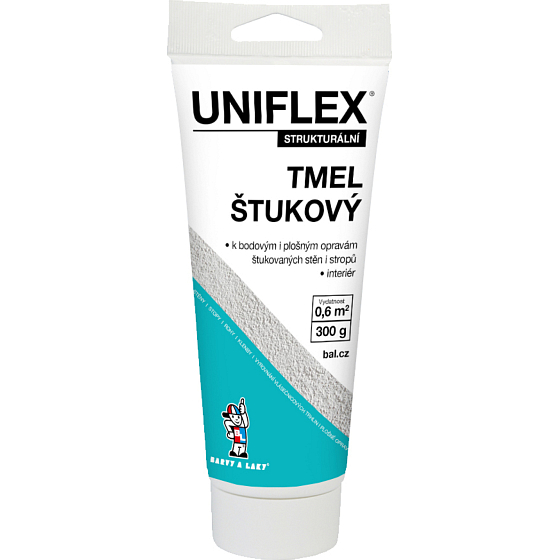 Uniflex štukový akrylový tmel, tuba, 300 g